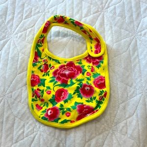 Rosie pope baby bib 100% cotton floral print
